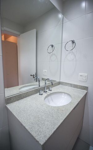 Apartamento à venda com 138m², 3 quartos e 2 vagasBanheiro da Suíte 1