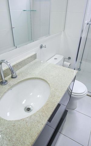 Apartamento à venda com 138m², 3 quartos e 2 vagasBanheiro da Suíte 2
