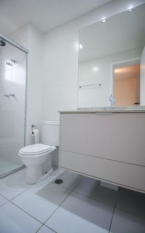Apartamento à venda com 138m², 3 quartos e 2 vagasBanheiro da Suíte 1