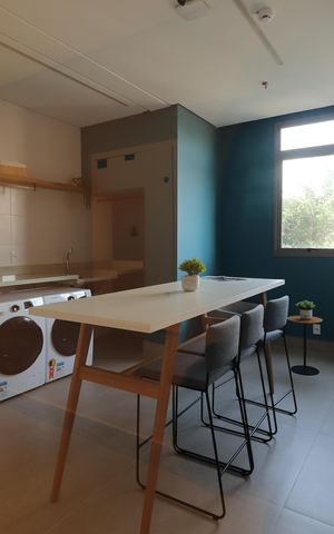 Studio para alugar com 27m², 1 quarto e sem vagaLavanderia