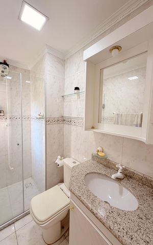 Apartamento para alugar com 76m², 3 quartos e 1 vagaBanheiro Social