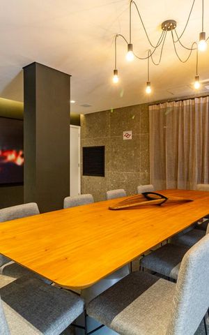 Studio para alugar com 25m², 1 quarto e sem vaga Studio para alugar com 25m², 1 quarto e sem vagaÁrea comum - Espaço Gourmet