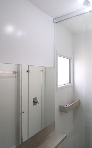 Casa de condomínio para alugar com 82m², 3 quartos e 2 vagasBanheiro Suíte 3