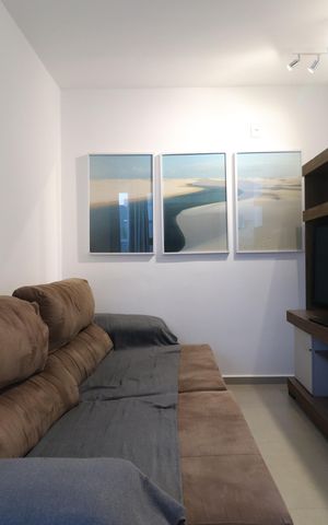 Casa de condomínio para alugar com 82m², 3 quartos e 2 vagasSala