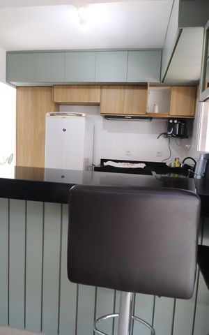 Casa de condomínio para alugar com 82m², 3 quartos e 2 vagasCozinha