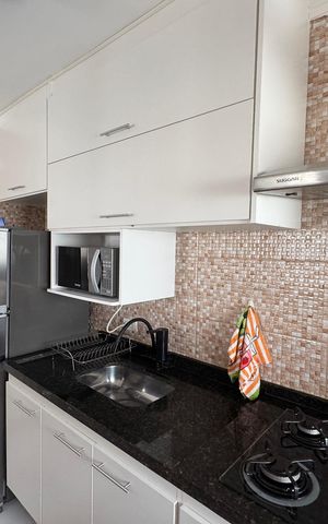 Apartamento à venda com 55m², 2 quartos e 2 vagasCozinha