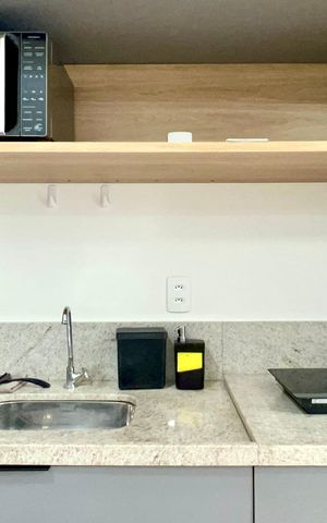 Studio para alugar com 24m², 1 quarto e sem vagaCozinha