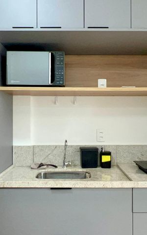 Studio para alugar com 24m², 1 quarto e sem vagaCozinha
