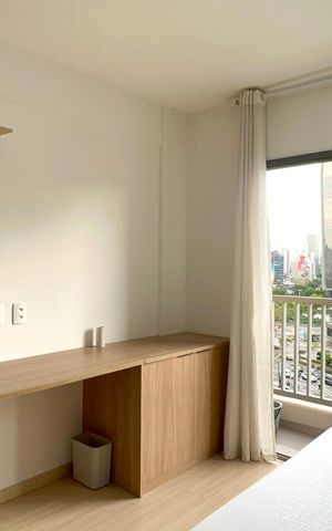 Studio para alugar com 24m², 1 quarto e sem vagaStudio