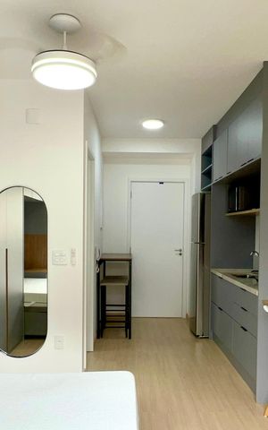 Studio para alugar com 24m², 1 quarto e sem vagaStudio