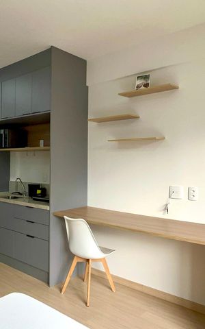 Studio para alugar com 24m², 1 quarto e sem vagaStudio