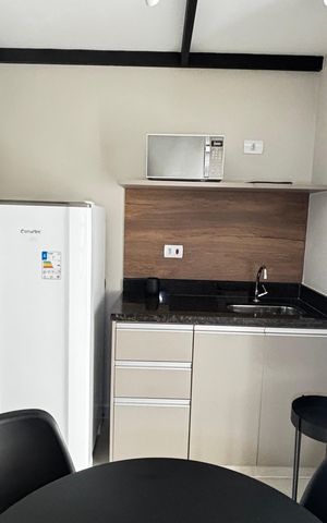 Studio para alugar com 20m², 1 quarto e sem vagaSala de Jantar - Cozinha