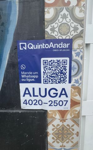 Apartamento para alugar com 20m², 1 quarto e sem vaga Apartamento para alugar com 20m², 1 quarto e sem vagaPlaca