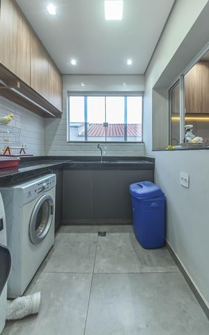 Casa à venda com 135m², 3 quartos e 1 vagaLavanderia