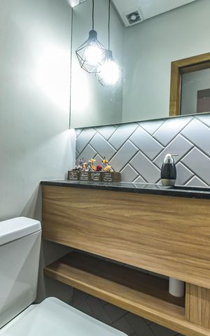 Casa à venda com 135m², 3 quartos e 1 vagaLavabo da sala