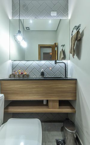 Casa à venda com 135m², 3 quartos e 1 vagaLavabo da sala