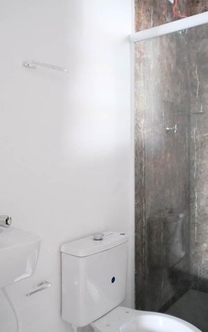 Casa para alugar com 26m², 1 quarto e sem vagaBanheiro da Suíte