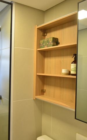 Apartamento à venda com 87m², 2 quartos e 2 vagasBanheiro da Suíte