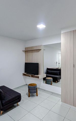 Studio à venda com 25m², 1 quarto e 1 vagaStudio