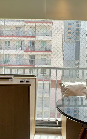 Studio à venda com 26m², 1 quarto e sem vaga Studio à venda com 26m², 1 quarto e sem vagaVaranda
