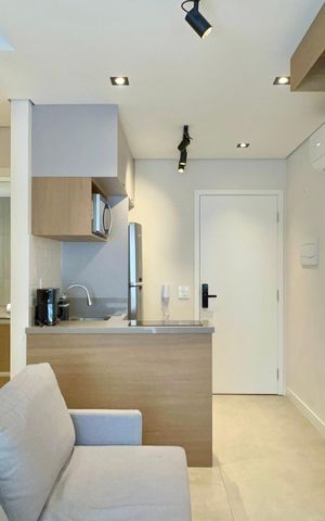 Studio à venda com 26m², 1 quarto e sem vaga Studio à venda com 26m², 1 quarto e sem vagaSala