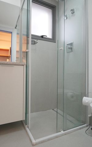Studio para alugar com 27m², 1 quarto e sem vagaBanheiro social