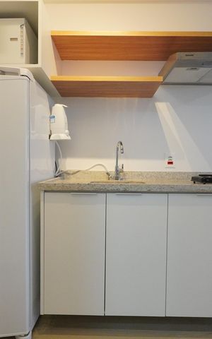 Studio para alugar com 27m², 1 quarto e sem vagaStudio