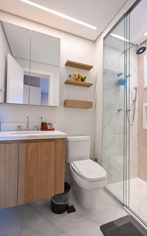 Apartamento à venda com 180m², 3 quartos e 4 vagasBanheiro Suíte 1