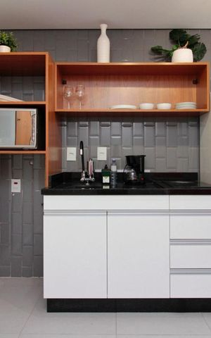Studio à venda com 76m², 2 quartos e sem vaga Studio à venda com 76m², 2 quartos e sem vagaCozinha