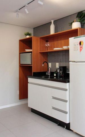 Studio à venda com 76m², 2 quartos e sem vaga Studio à venda com 76m², 2 quartos e sem vagaCozinha