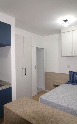 Studio à venda com 26m², 1 quarto e sem vagaStudio