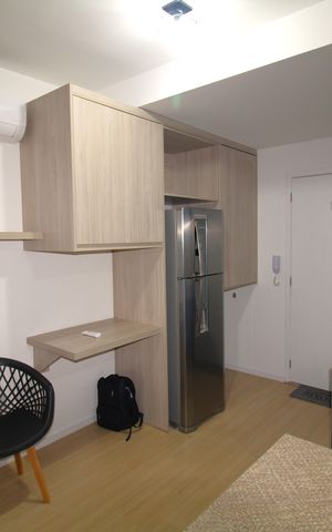 Studio à venda com 26m², 1 quarto e sem vagaStudio