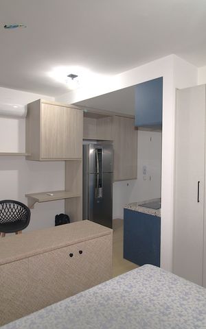 Studio à venda com 26m², 1 quarto e sem vagaStudio