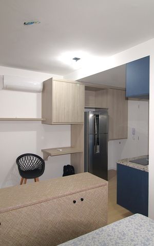 Studio à venda com 26m², 1 quarto e sem vagaStudio