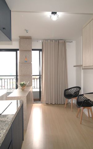 Studio à venda com 26m², 1 quarto e sem vagaStudio