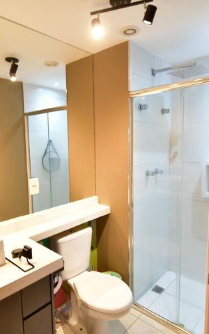 Studio para alugar com 44m², 1 quarto e 1 vagaBanheiro