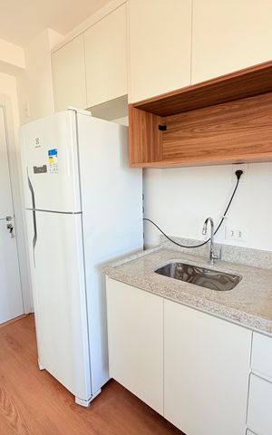 Studio para alugar com 21m², 1 quarto e sem vaga Studio para alugar com 21m², 1 quarto e sem vagaCozinha