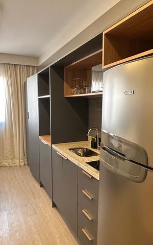 Studio à venda com 25m², 1 quarto e sem vaga Studio à venda com 25m², 1 quarto e sem vagaStudio
