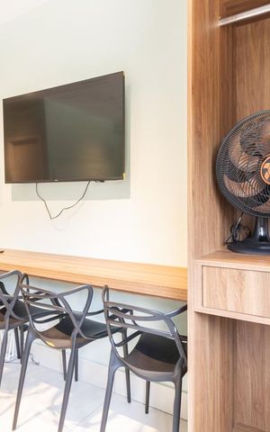 Studio à venda com 27m², 1 quarto e sem vagaStudio