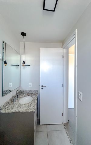 Apartamento à venda com 51m², 2 quartos e 1 vagaBanheiro da Suíte