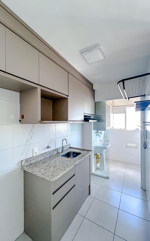 Apartamento à venda com 51m², 2 quartos e 1 vagaCozinha