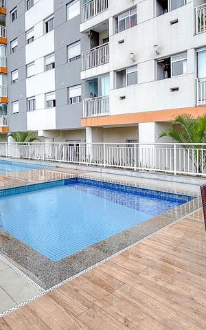 Apartamento à venda com 51m², 2 quartos e 1 vagaÁrea comum - Piscina
