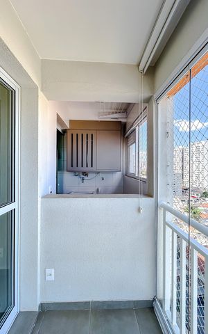 Apartamento à venda com 51m², 2 quartos e 1 vagaVaranda
