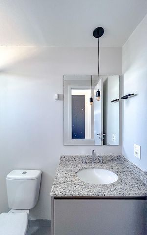 Apartamento à venda com 51m², 2 quartos e 1 vagaBanheiro da Suíte