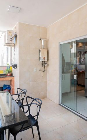 Apartamento à venda com 172m², 4 quartos e sem vagaVaranda gourmet