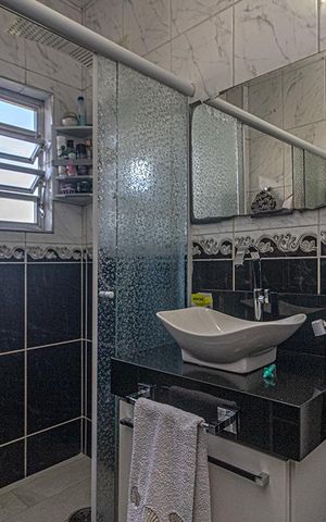 Apartamento para alugar com 119m², 3 quartos e 1 vaga Apartamento para alugar com 119m², 3 quartos e 1 vagaBanheiro Social