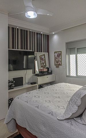 Apartamento para alugar com 119m², 3 quartos e 1 vaga Apartamento para alugar com 119m², 3 quartos e 1 vagaQuarto 2
