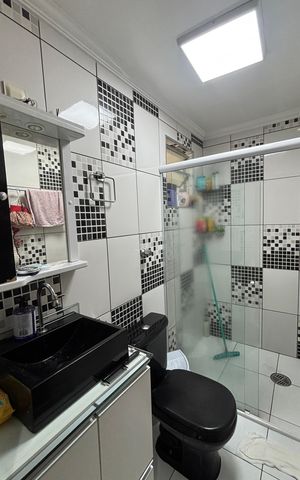 Apartamento à venda com 58m², 2 quartos e 1 vaga Apartamento à venda com 58m², 2 quartos e 1 vagaBanheiro social