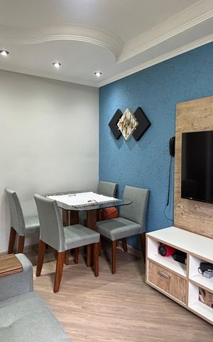 Apartamento à venda com 58m², 2 quartos e 1 vaga Apartamento à venda com 58m², 2 quartos e 1 vagaSala