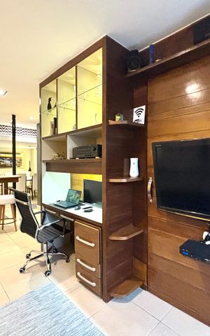 Apartamento para alugar com 65m², 1 quarto e 1 vagaSala
